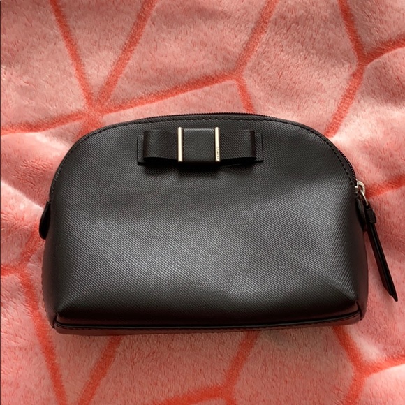 Coach Handbags - Coach Black leather pouch!